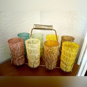 Vintage Spaghetti String Glasses